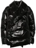 Helmut Lang hook-and-eye puffer jacket - Black