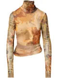 JBQ Tyla mesh top - Brown