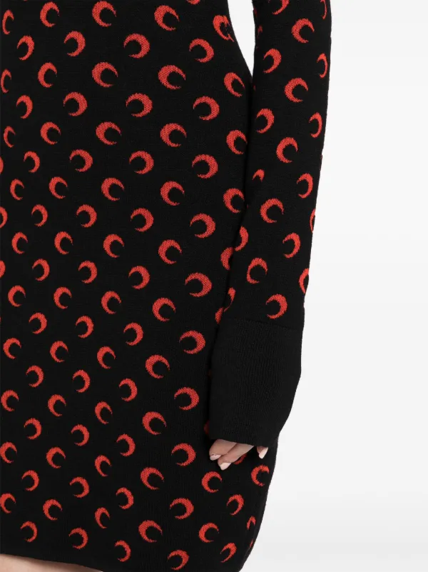 MARINE SERRE | Moon Jacquard Knit Fitted Cardigan – Joan Shepp