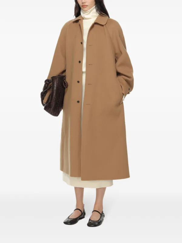 Carven Cappotto Pesante Marrone FARFETCH IT