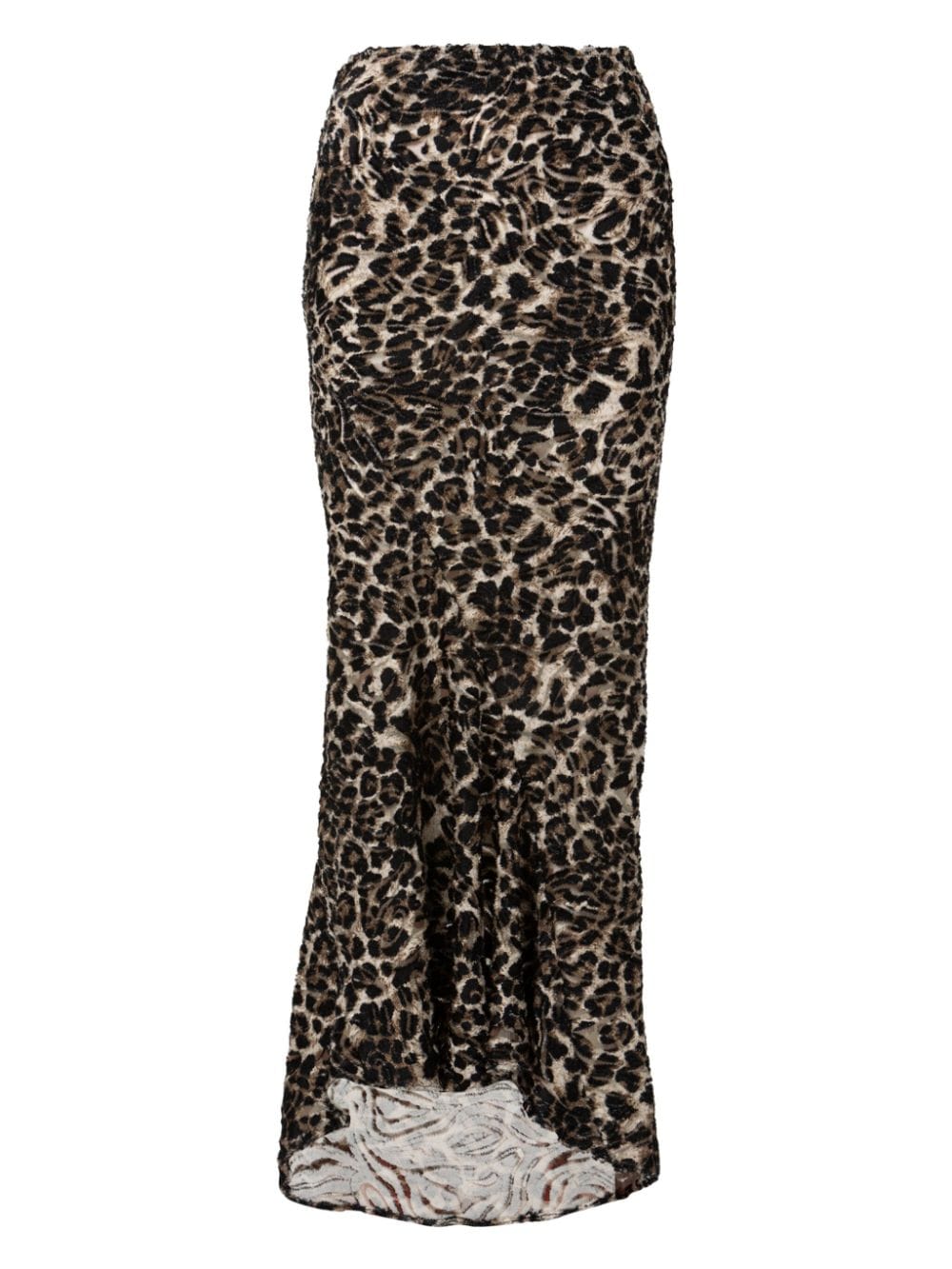 JBQ Maxi-rok met luipaardprint - Bruin