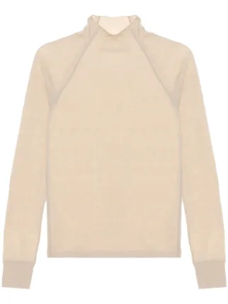 Carven high neck Jumper Neutrals FARFETCH