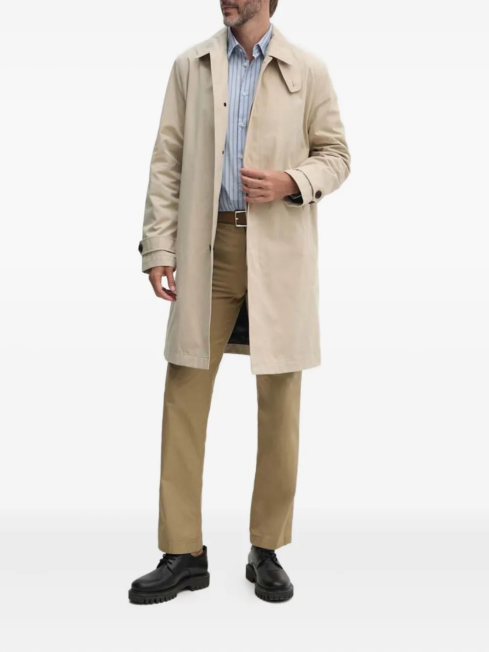 Lacoste logo patch trousers - Beige