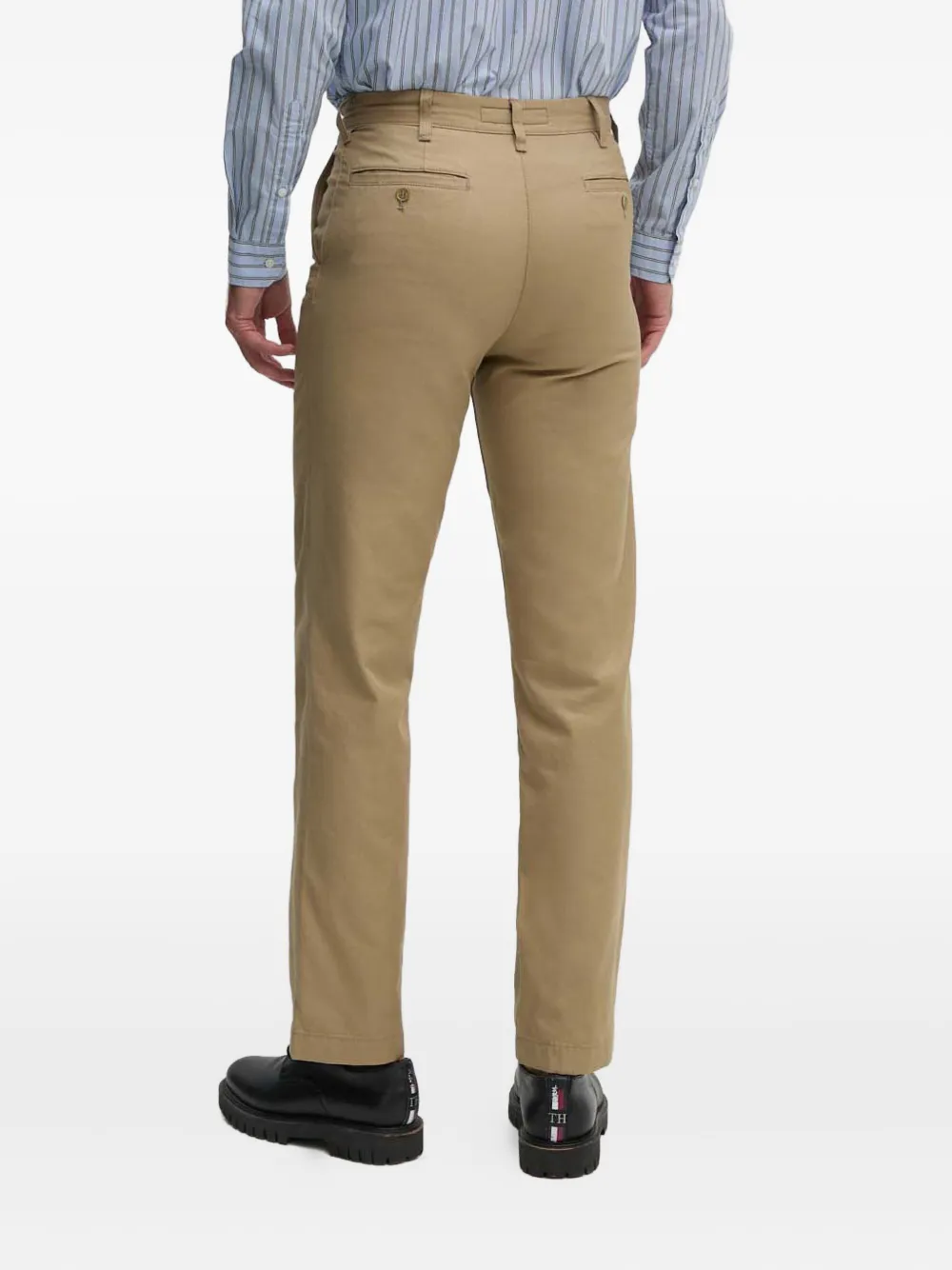 Lacoste Broek met logopatch Beige