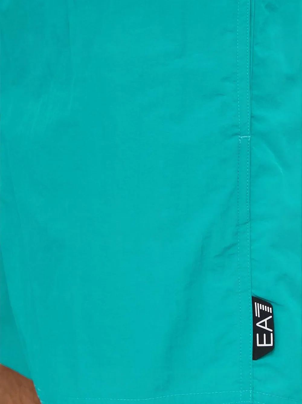 Ea7 Emporio Armani logo-patch drawstring swim shorts Blauw