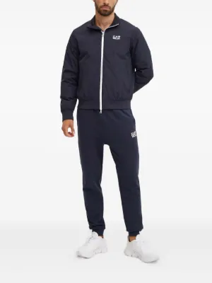 Ea7 Emporio Armani Zip Jacket | Blue | FARFETCH ZA