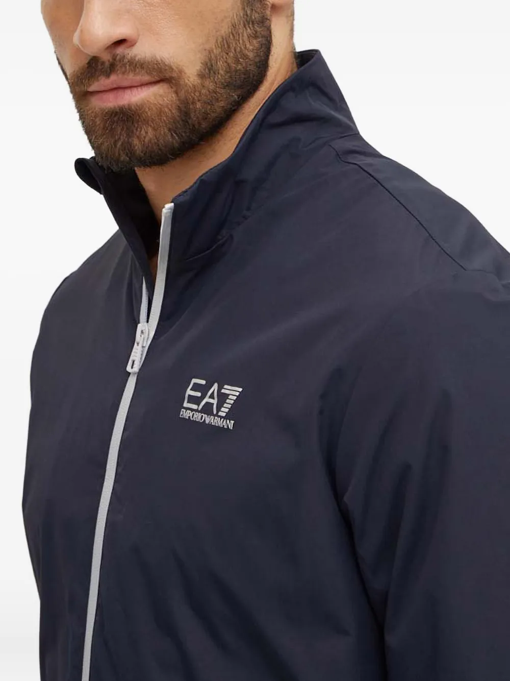 Ea7 Emporio Armani Zip Jacket | Blue | FARFETCH