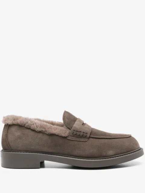 Doucal's suede loafers