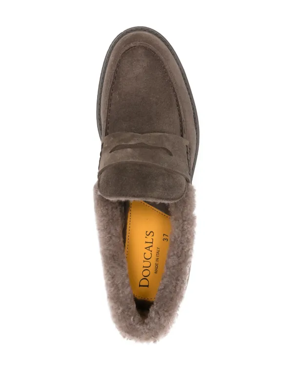 Doucal's Suede Loafers | Brown | FARFETCH