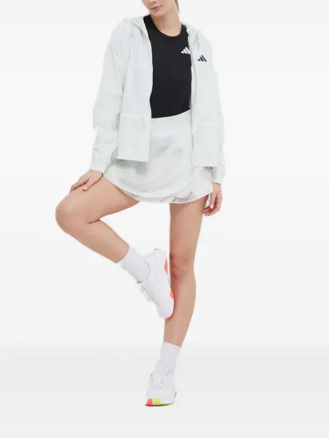 adidas logo-appliqué perforated jacket