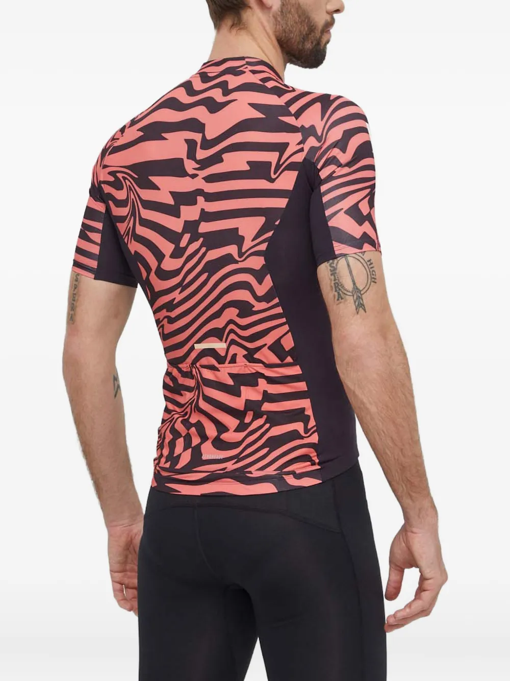 adidas T-shirt met print en rits Rood