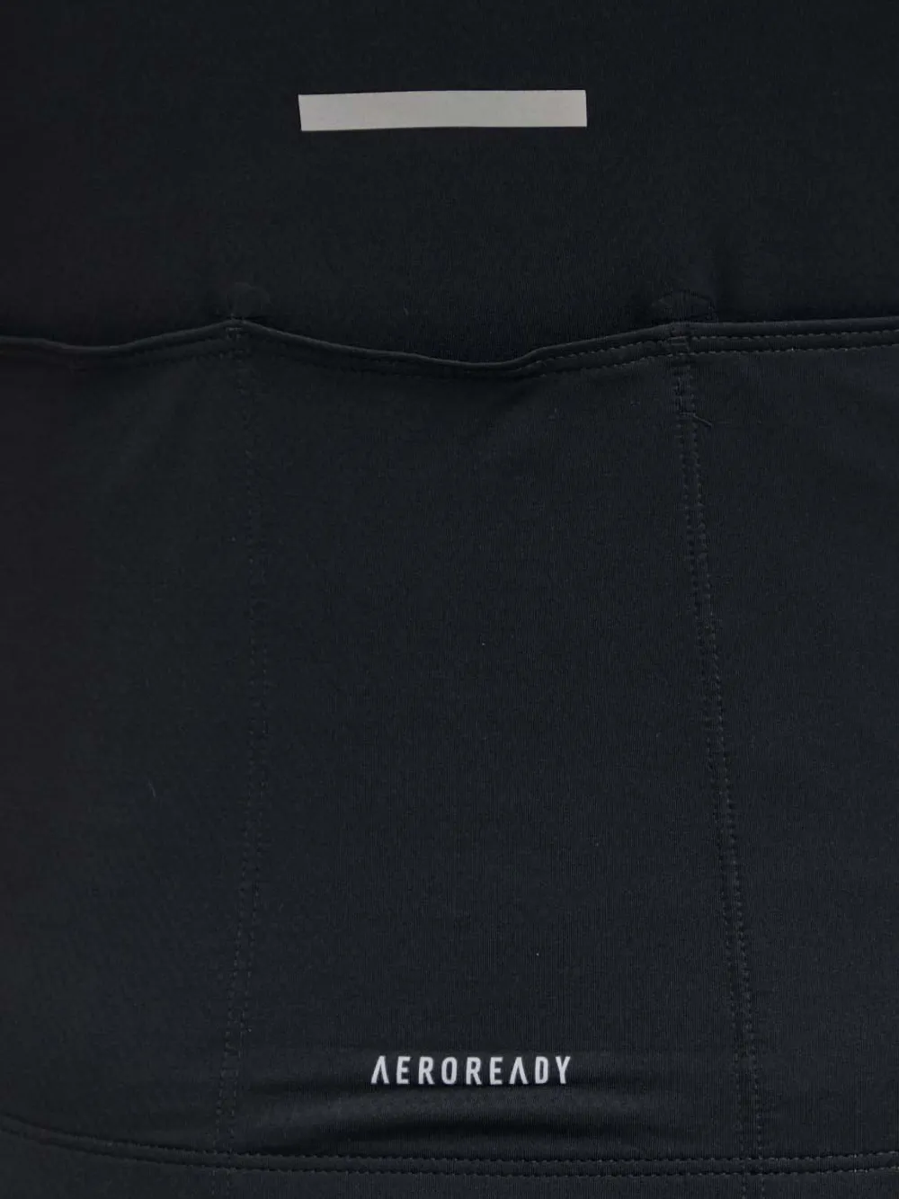 adidas T-shirt met rits Zwart