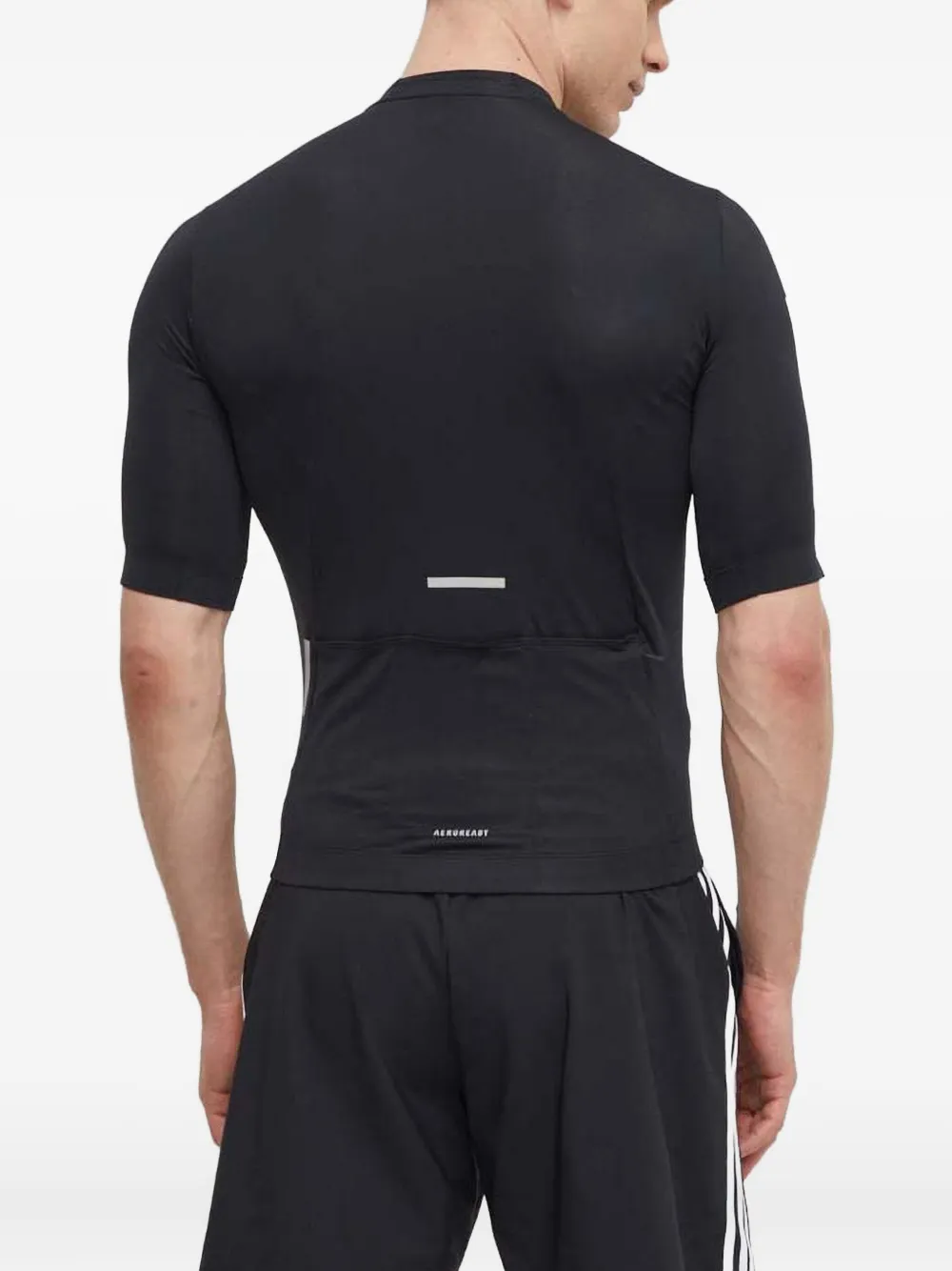 adidas T-shirt met rits Zwart