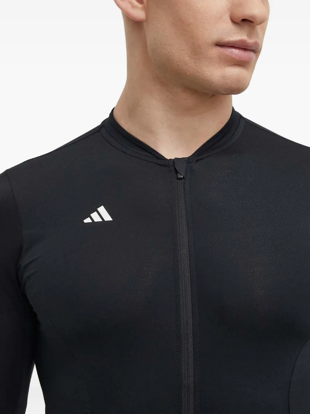 adidas T-shirt met rits Zwart