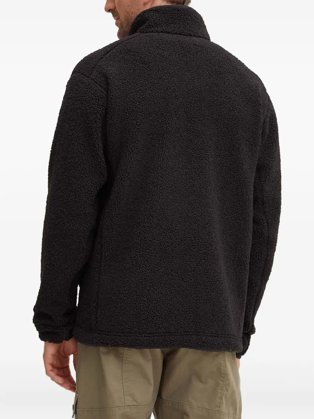 adidas Jack met halve plakkaat en borg vlakken Zwart