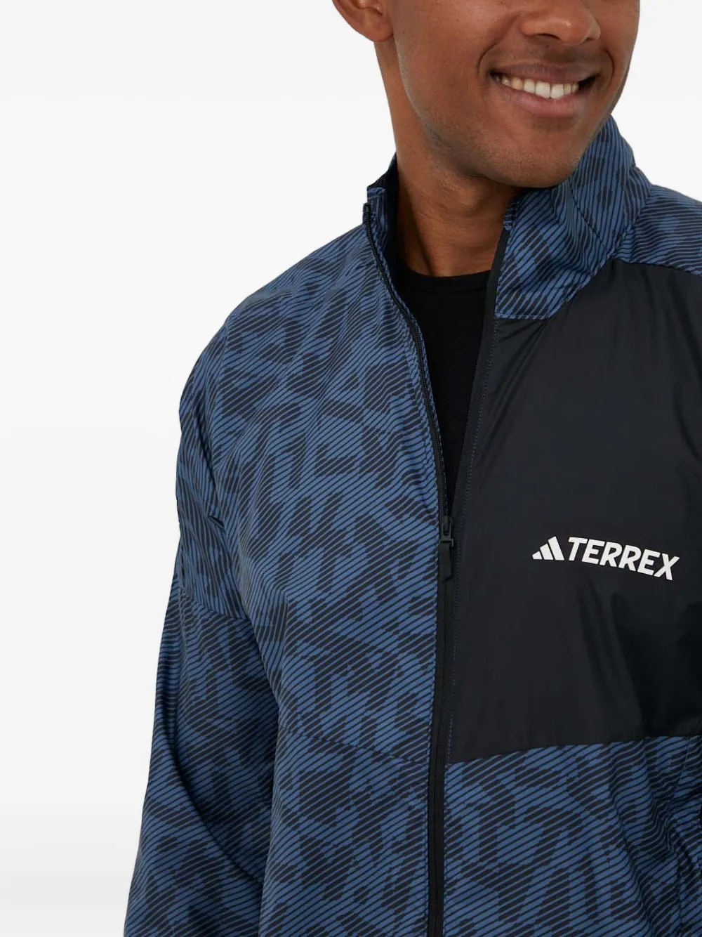 adidas Jack met rits Blauw