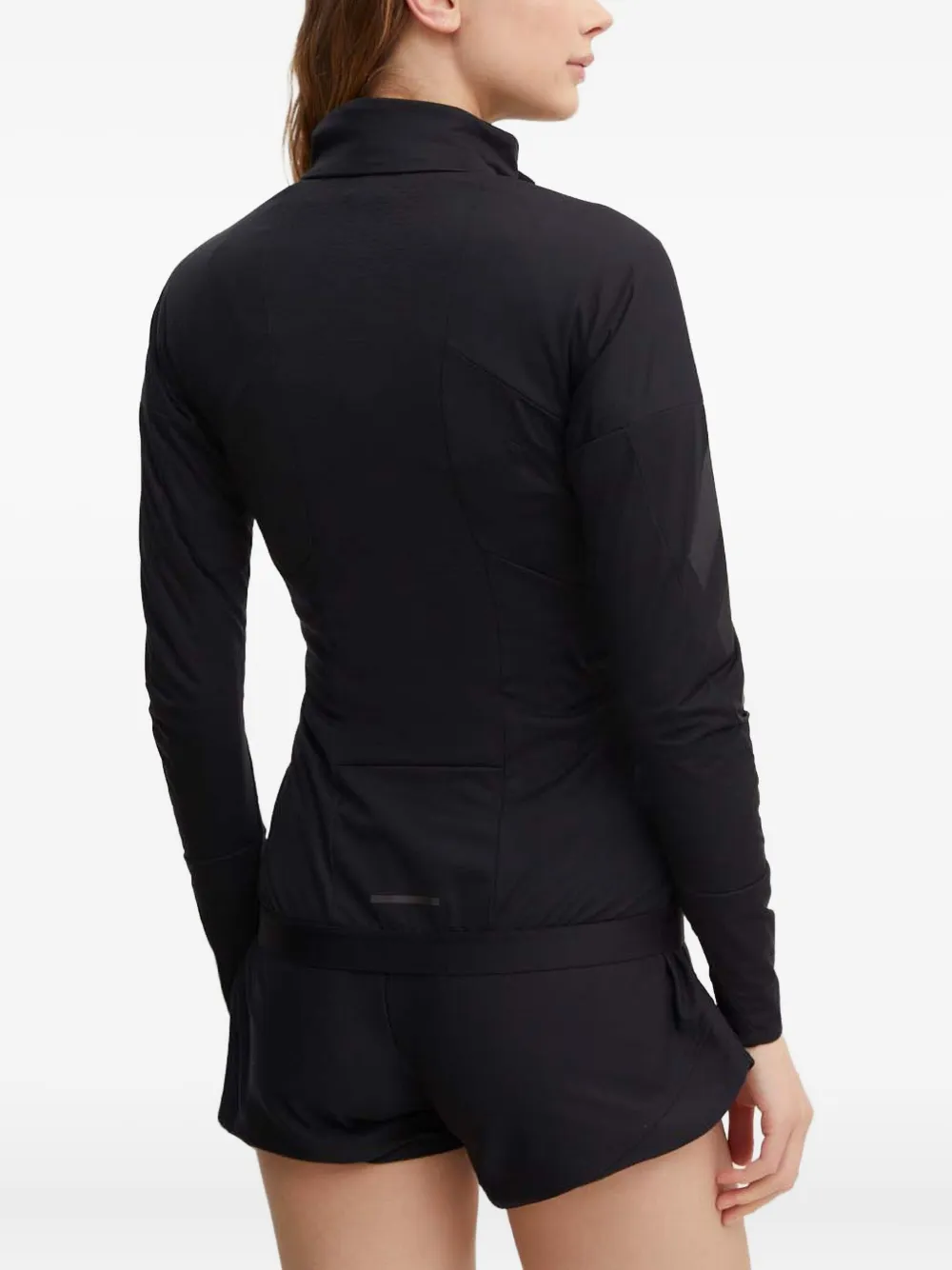 adidas Jack met ritssluiting en vlakken Zwart