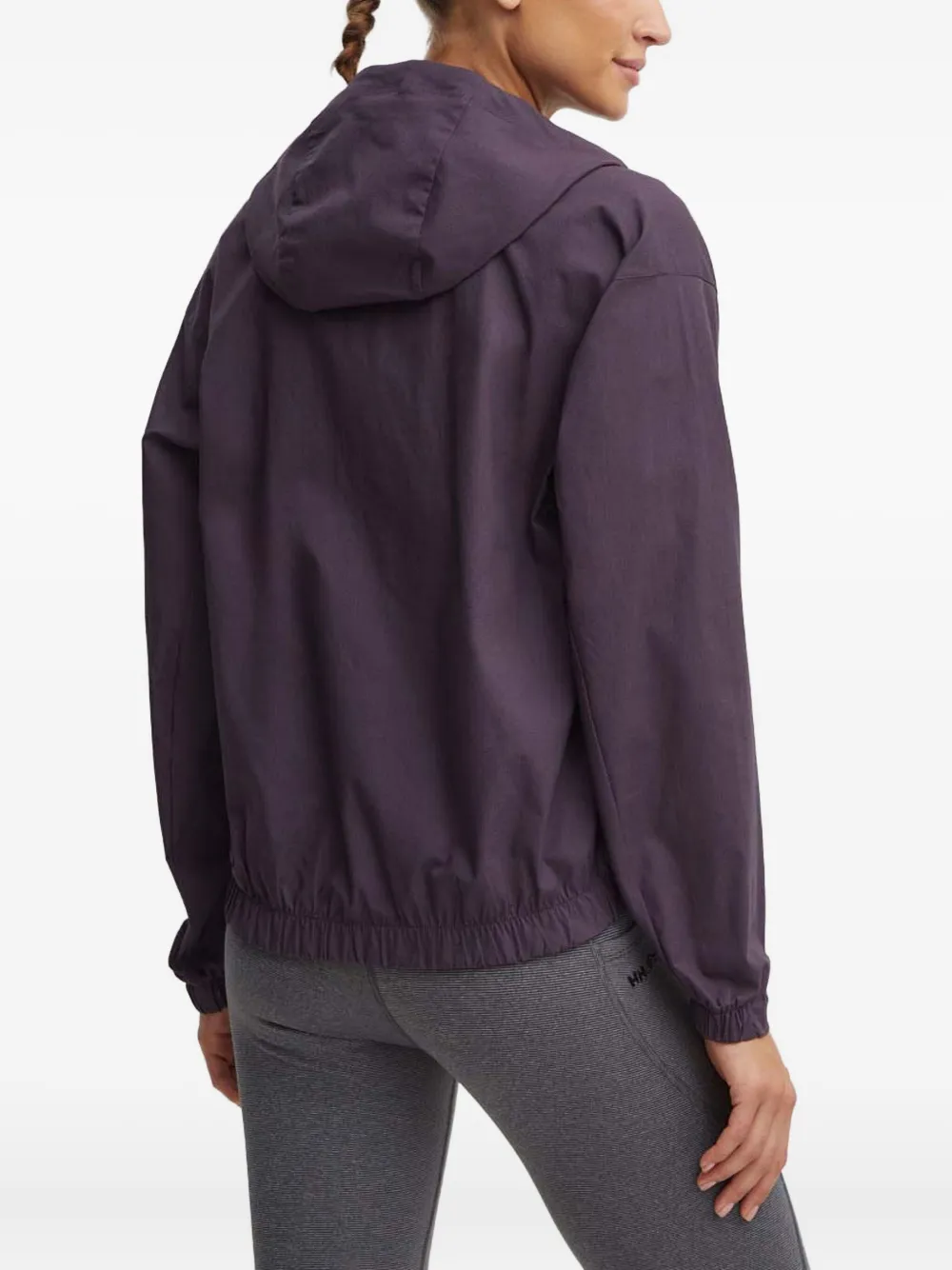 Adidas Originals Hooded Zip-up Jacket In Purple