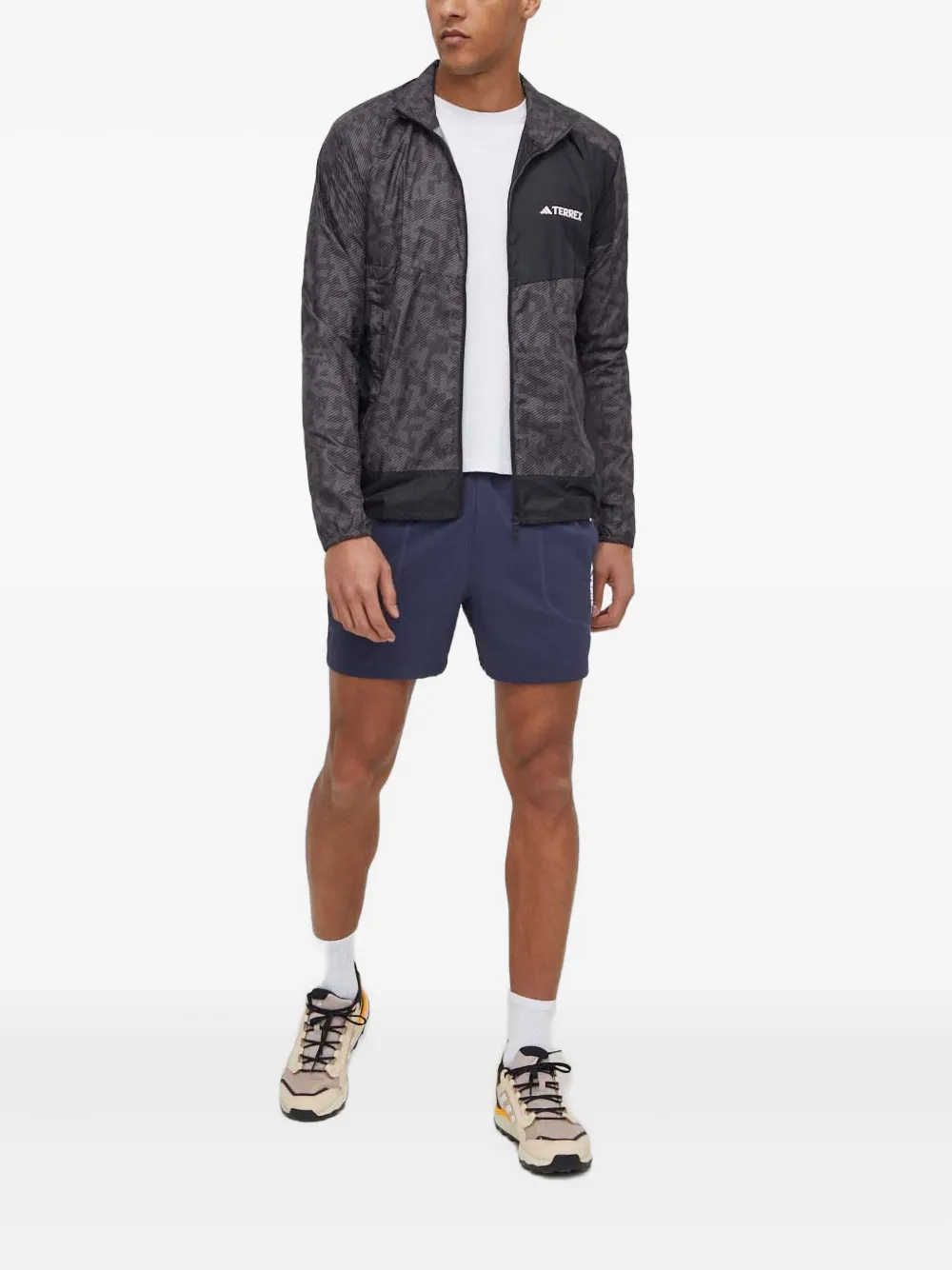 adidas abstract-print zip-up jacket | Lightweight Jackets | Image 2