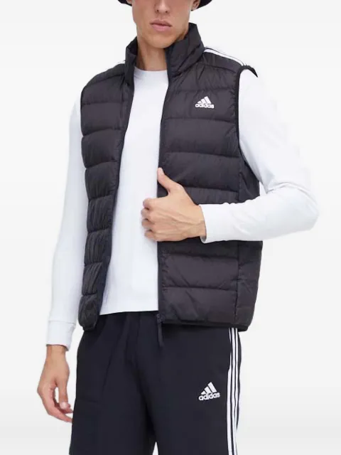 adidas three-stripe padded vest