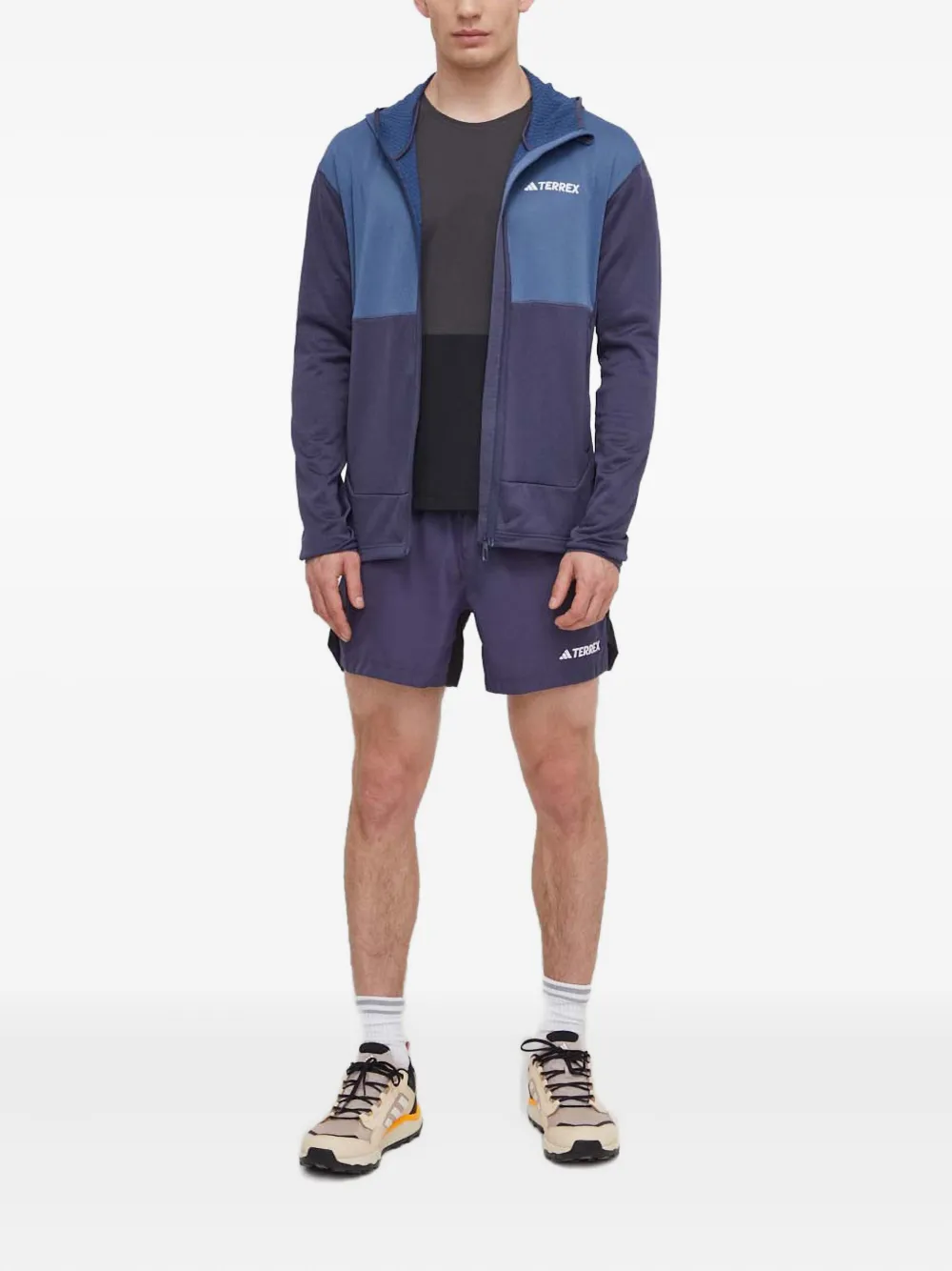 adidas panelled zip-up hoodie | Hoodies | Image 2