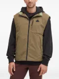 adidas fleece-lined zip-up vest - Green