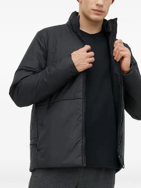 adidas quilted stripe-detail jacket