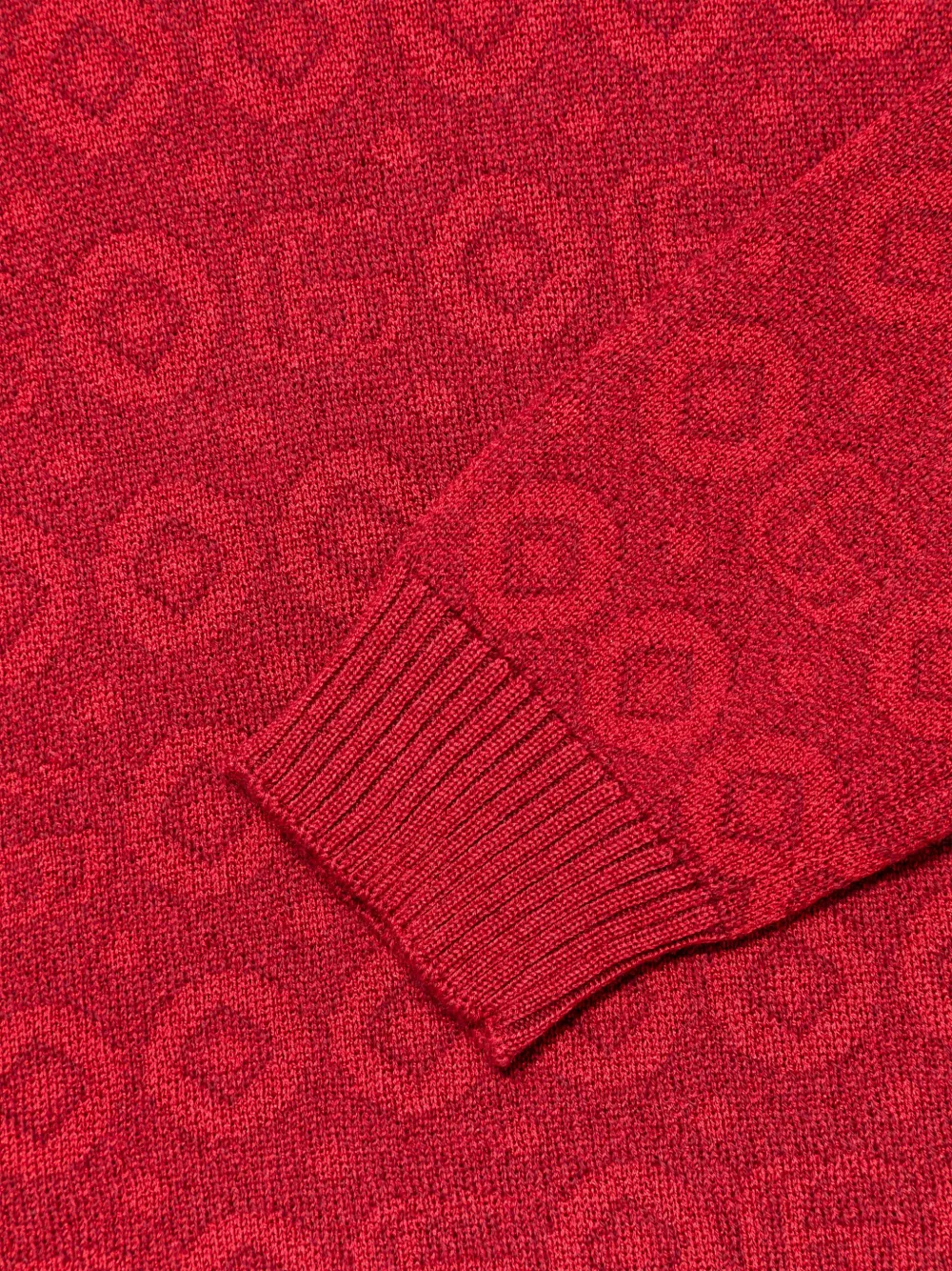 Gucci Kids GG-intarsia trui Rood