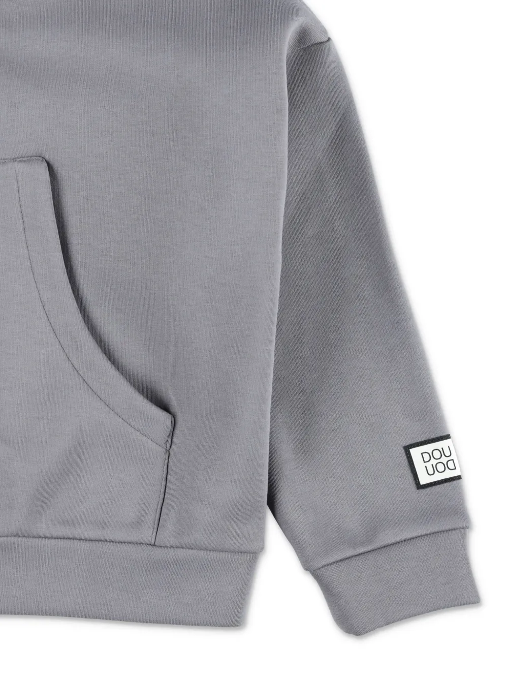 Douuod Kids Hoodie met logo-applicatie Grijs