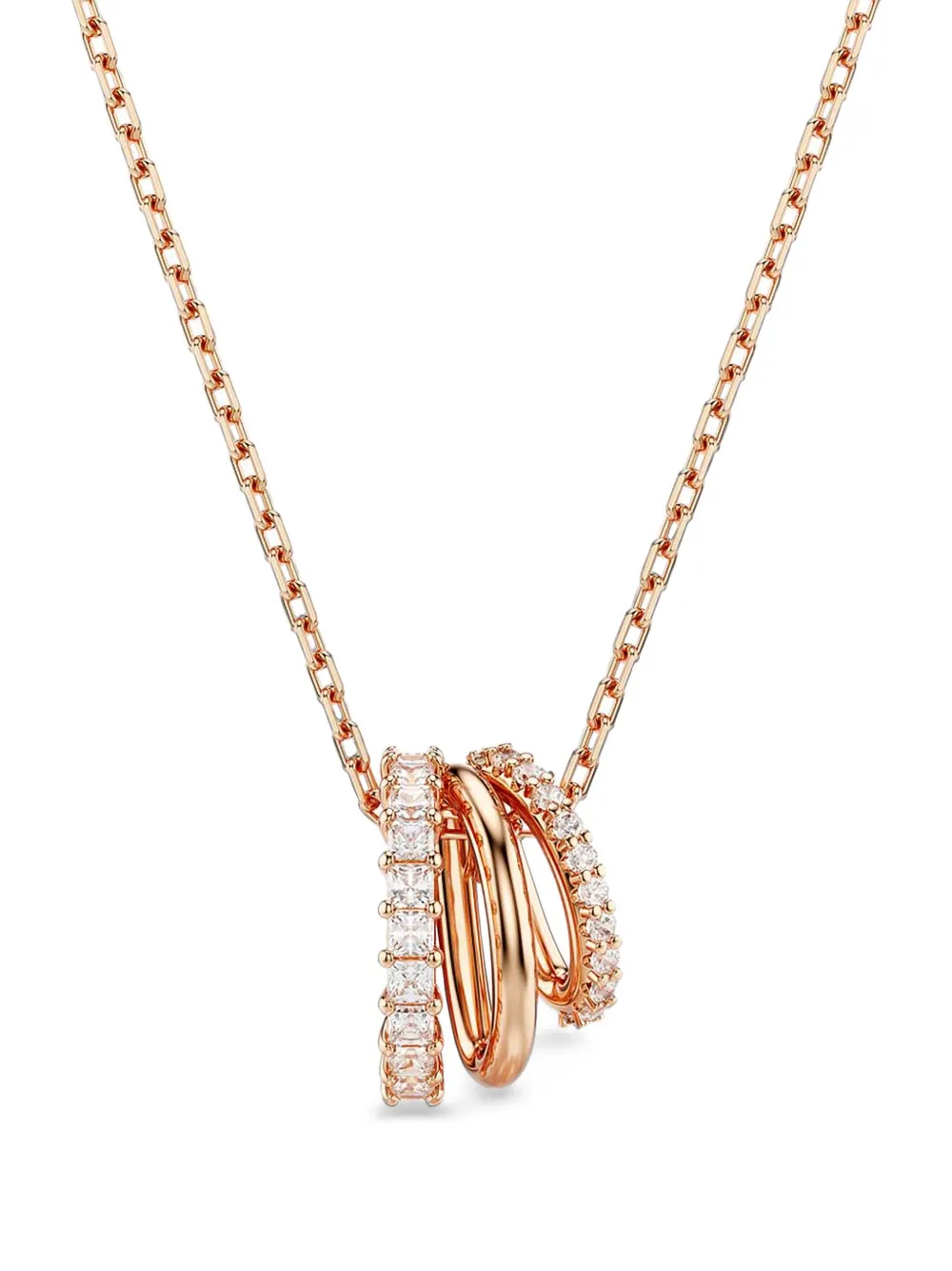 Swarovski Hyperbola crystal-embellished necklace - Rosa