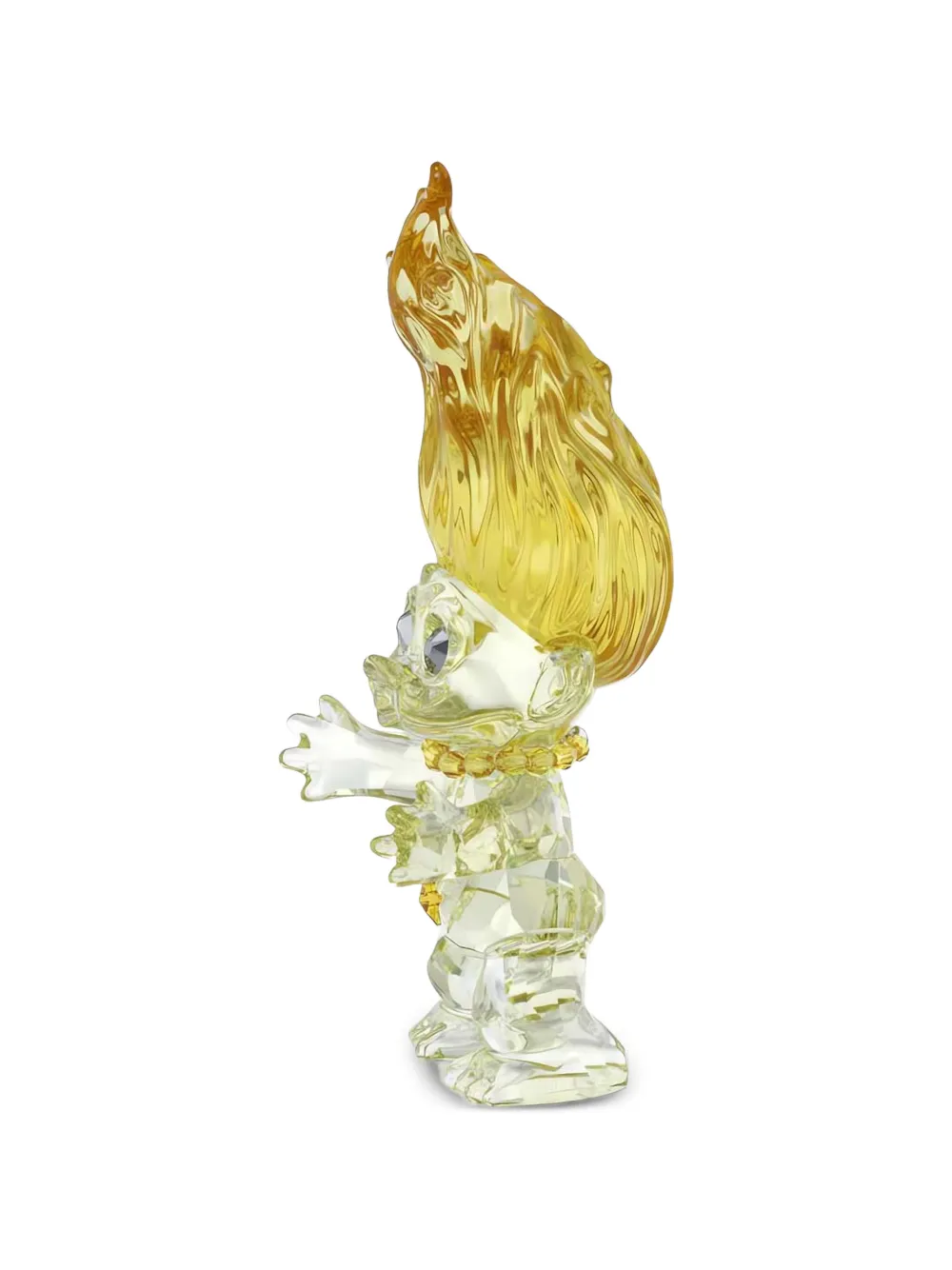 Swarovski Good Luck Trolls Faceted Ornament - Yellow 