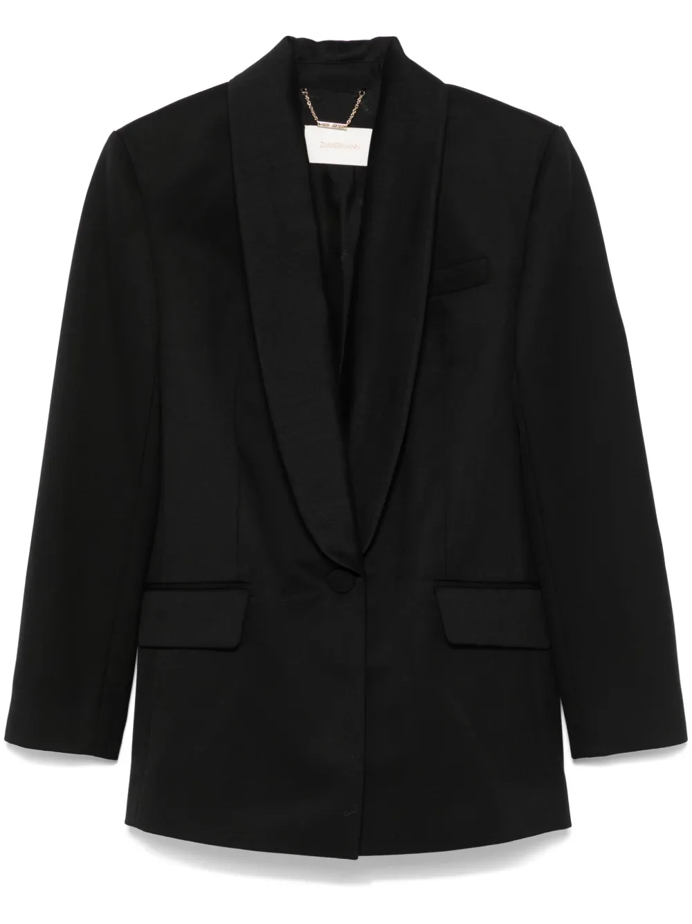ZIMMERMANN shawl tux blazer | Black | Image 1