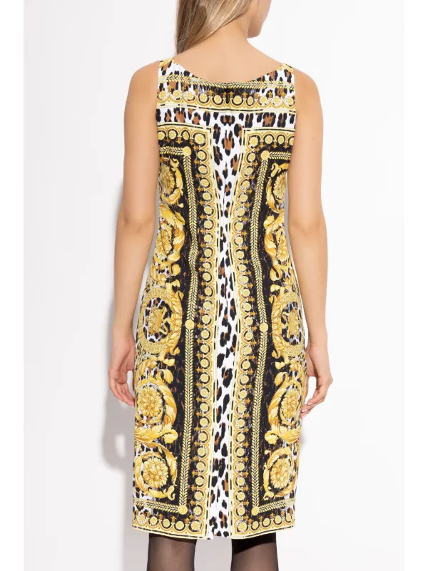 【関税送料込】VERSACE Women Dresses Versace - Blue w/ Black Lace Sleeveless Dress Sz 8 | Current