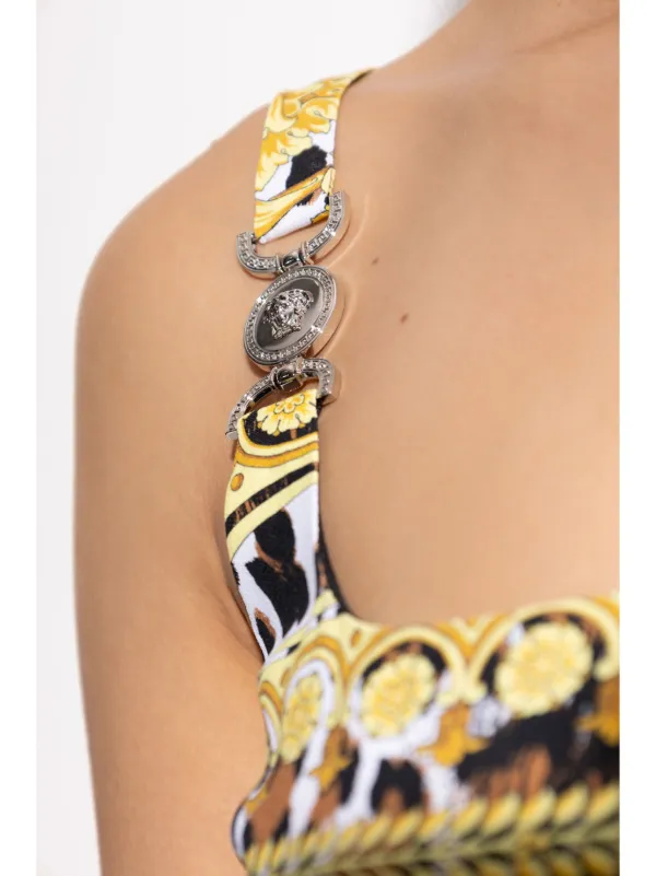 Versace Medusa-printed Dress | Black | FARFETCH