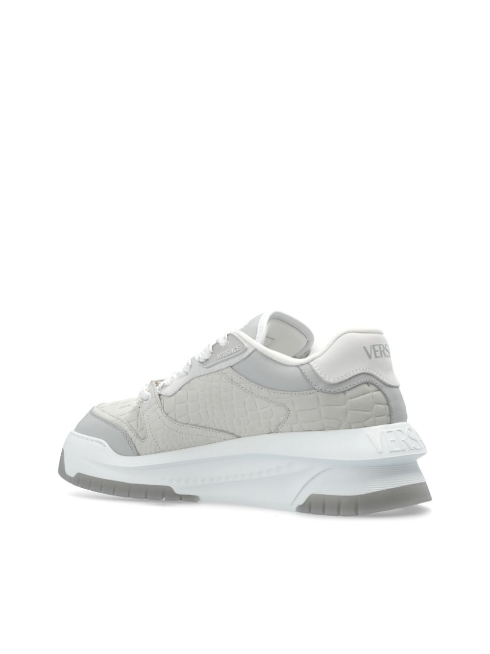 Shop Versace Odissea Sneakers In Grey