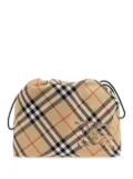 Burberry Check-pattern clutch bag - Neutrals