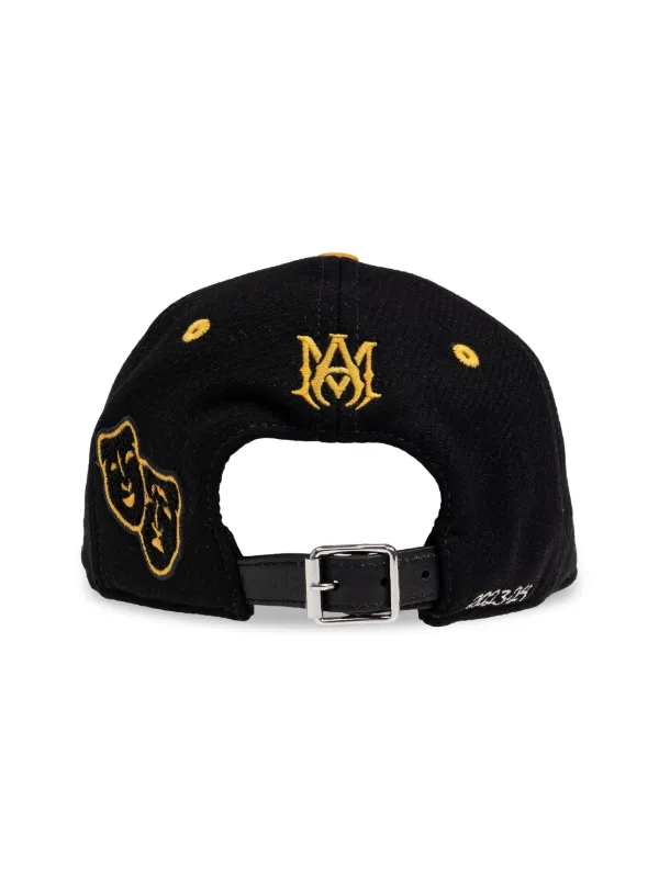 AMIRI ロゴ エンブロイダリー MA Varsity ベースボールキャップ AMIRI MA Varsity Cap | Black | FARFETCH