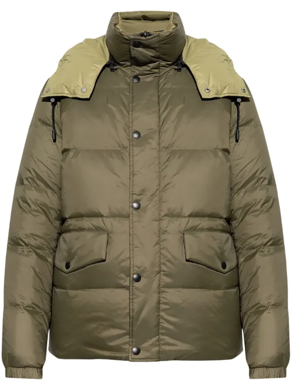 Yves Salomon フーデッド パデッドジャケット | グリーン | FARFETCH JP