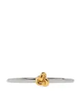 Kate Spade double-knot hinged bangle - Silver