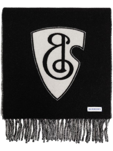 Burberry B Shield reversible scarf Women