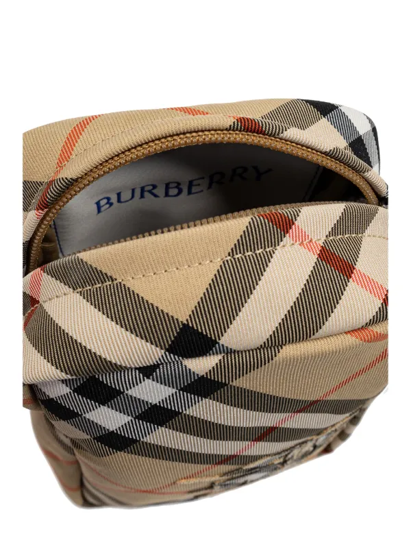 BURBERRY チェック柄 メッセンジャーバッグ　「男女兼用」 Burberry チェック メッセンジャーバッグ | ニュートラル | FARFETCH JP