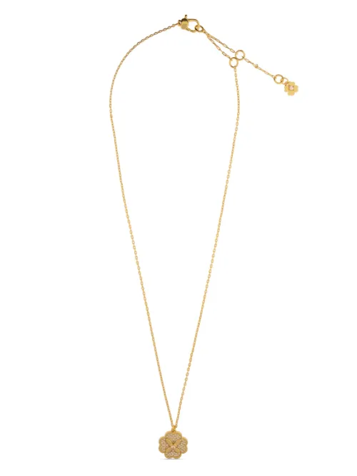 Collier en zircon à fleurs - Kate Spade - Modalova