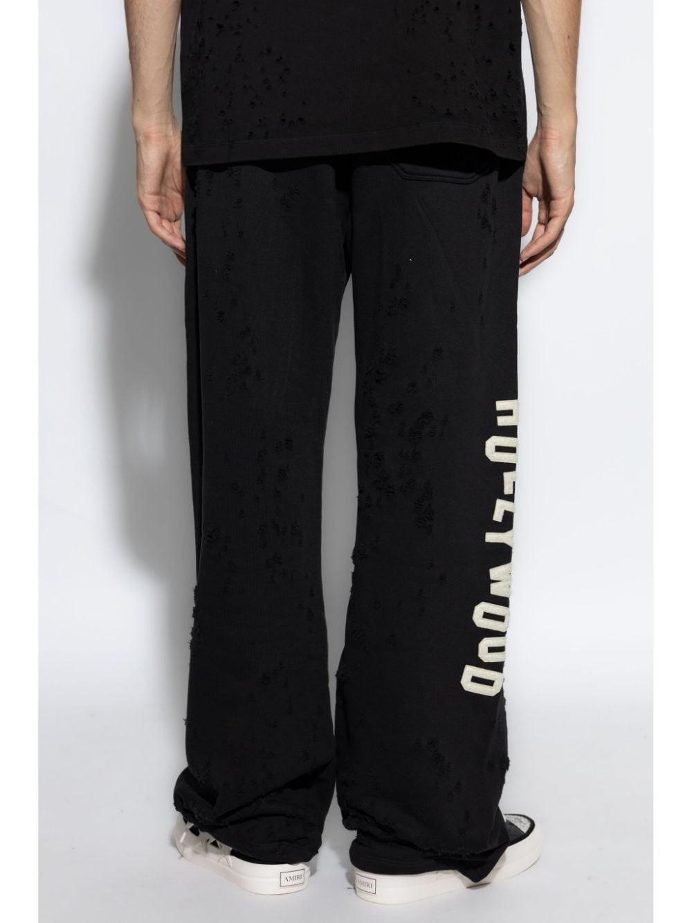 Shop Amiri Hollywood Track Pants In Black