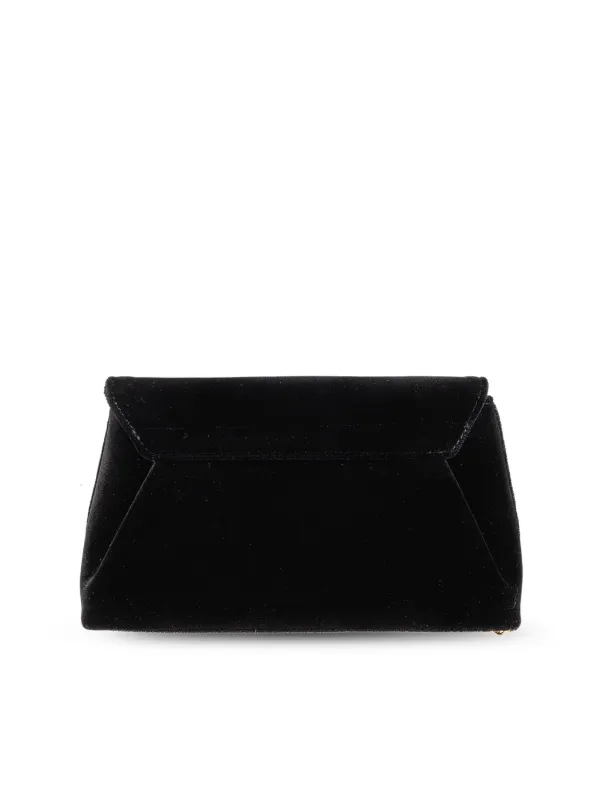 Versace Medusa Head Velvet Shoulder Bag Black FARFETCH IE