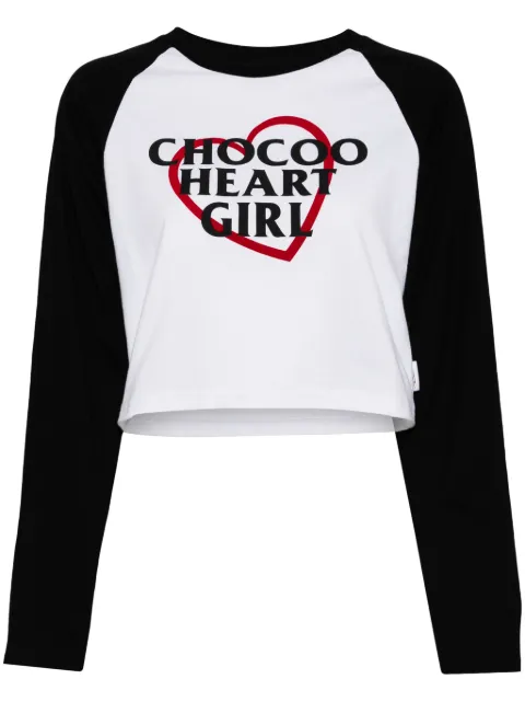 CHOCOOLATE logo-printed T-shirt