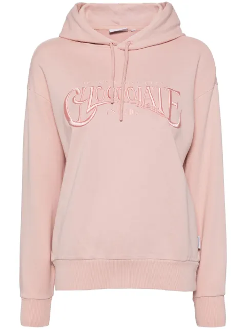 CHOCOOLATE logo-embroidered hoodie