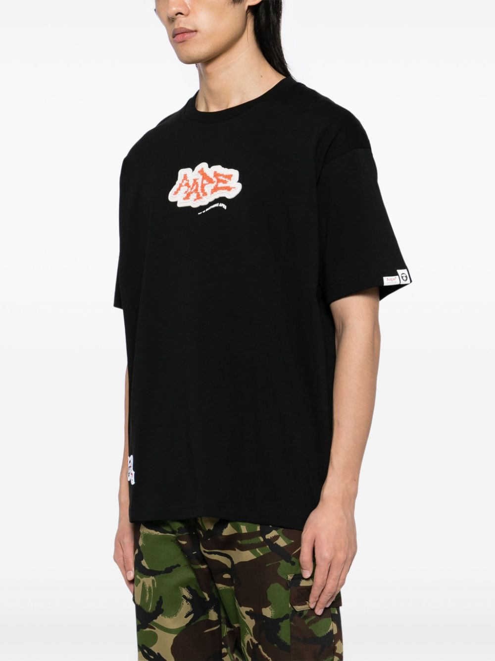 AAPE BY *A BATHING APE logo-embellished cotton T-shirt Men