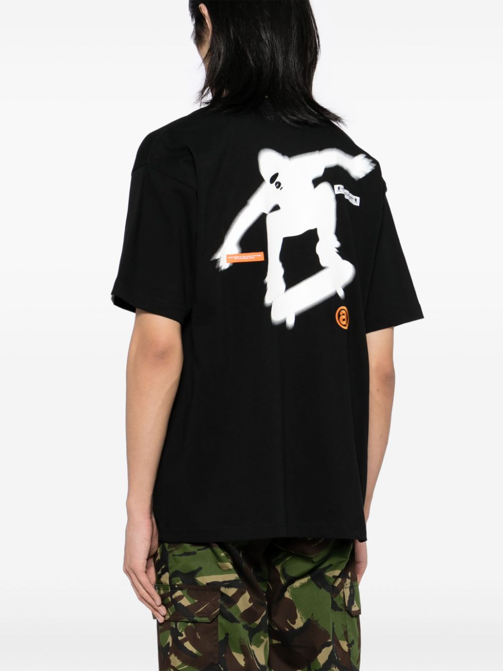 AAPE BY *A BATHING APE logo-embellished cotton T-shirt Men