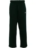 CHOCOOLATE logo-embroidered cotton track pants - Green