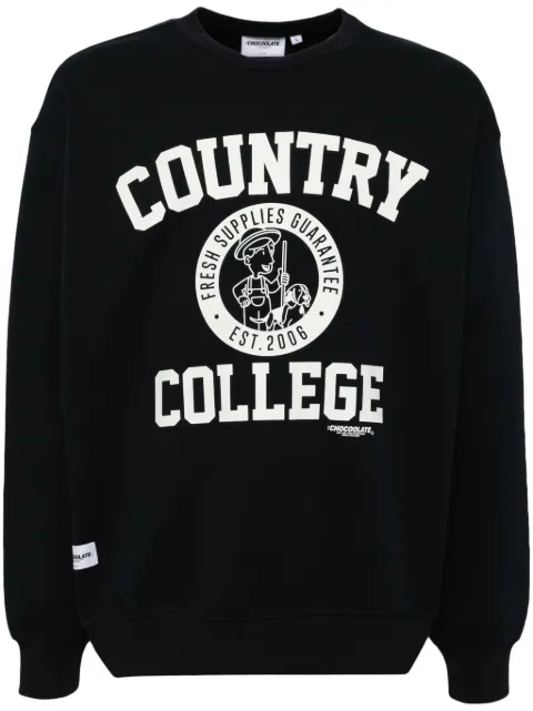 CHOCOOLATE sweat à imprimé graphique